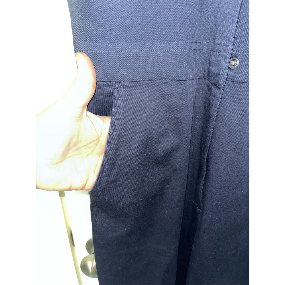 RIVET UTILITY Navy Blue  COTTON JUMPSUIT Size XS - Picture 6 of 9